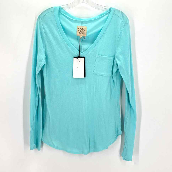 Size M CHASOR Aqua Shirt