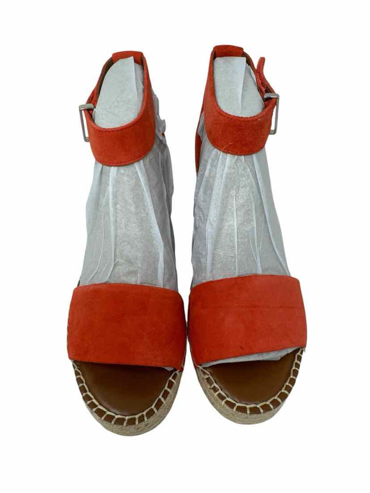 Shoe Size 9 FRANCO SARTO Orange Sandals