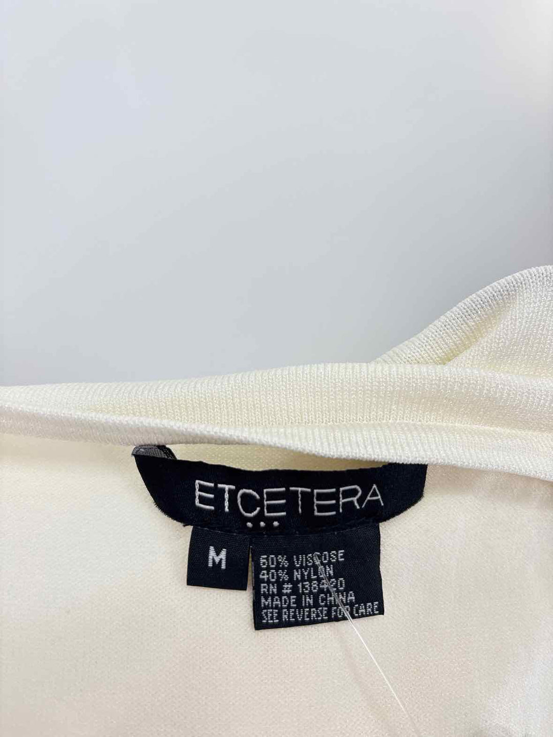 Size M ETCETERA Cream Shirt