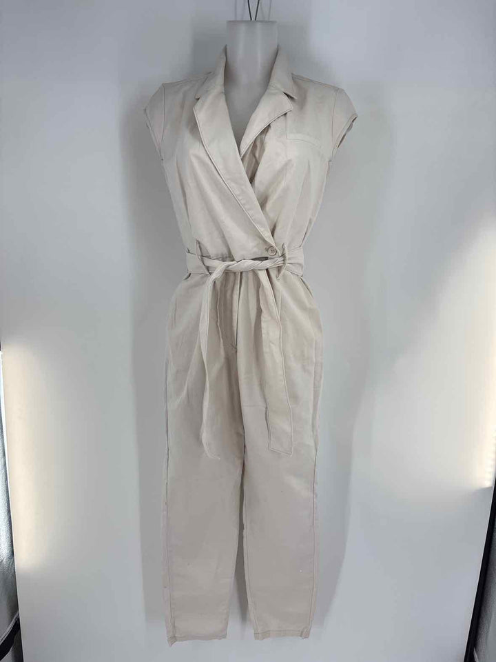 Size 6 Anthropologie Cream Romper