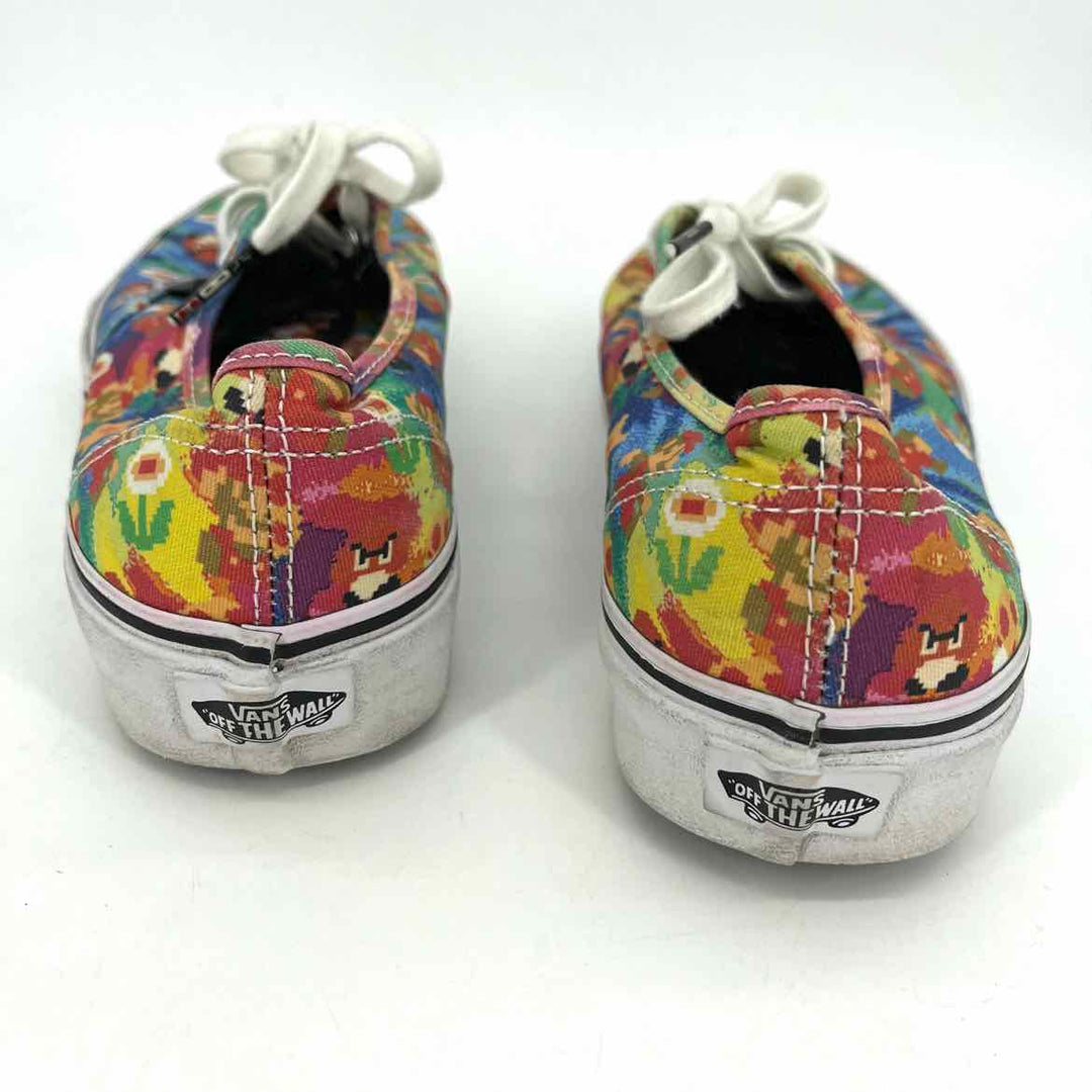 Shoe Size 8.5 Vans Multi-Color Sneakers