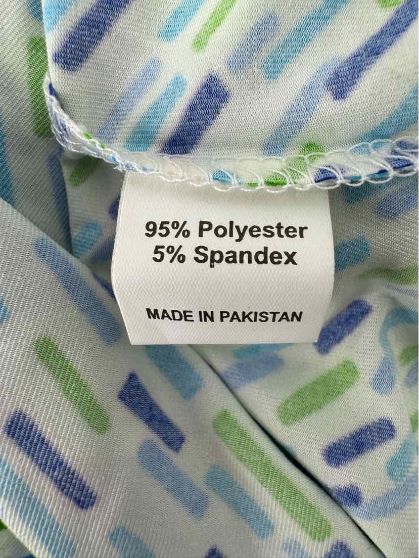 Size XL White Print Shirt