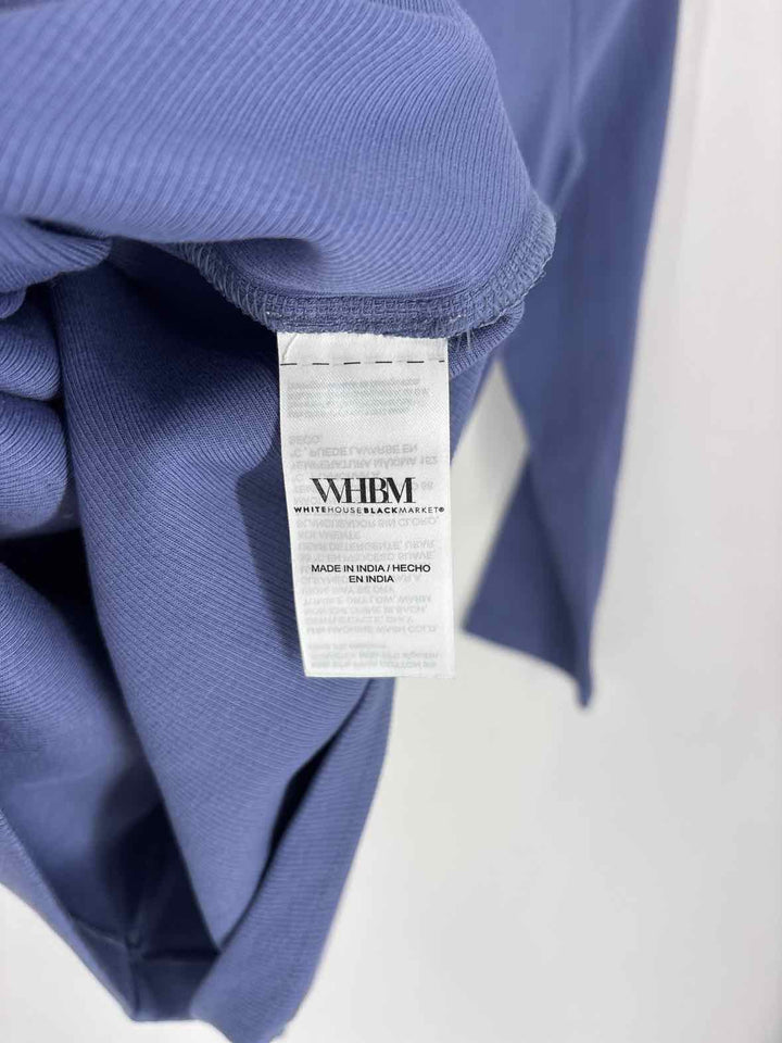 Size S White House Black Market Blue Shirt