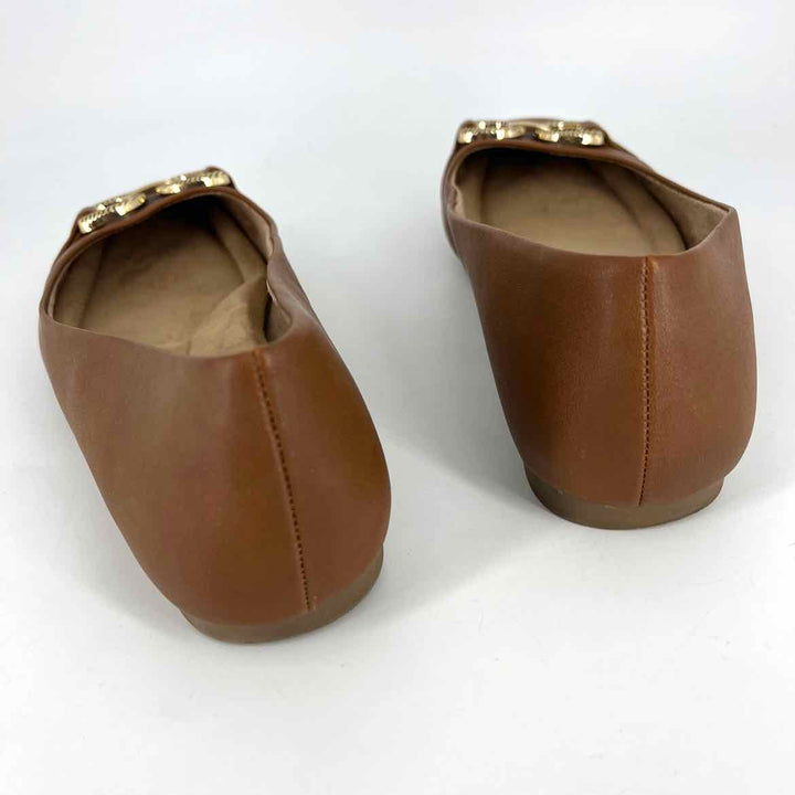 Shoe Size 9.5 Camel Flats