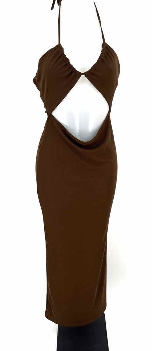 Size L Brown Dress