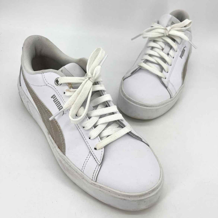 Shoe Size 9 Puma White Leather Sandals