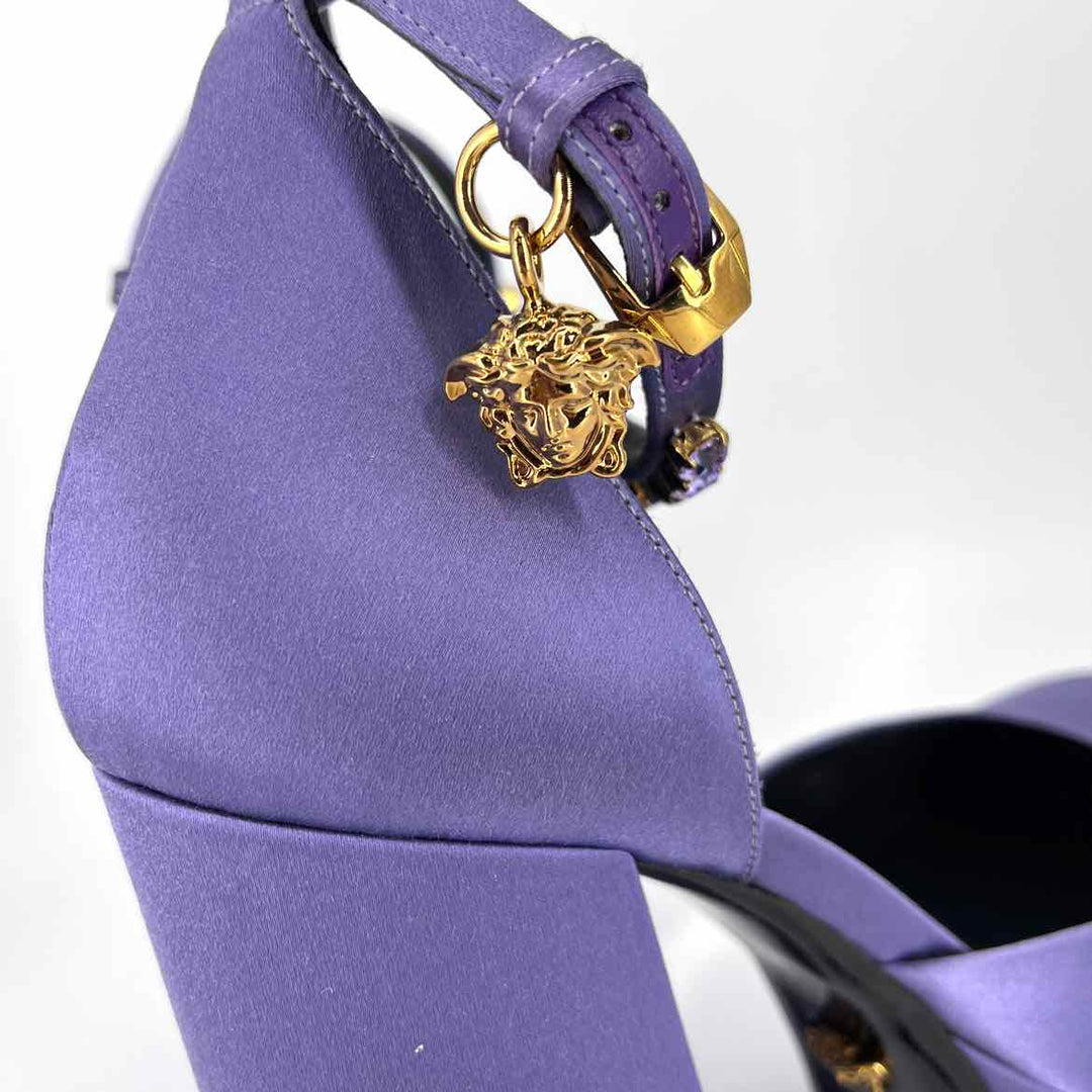 Shoe Size 39.5 Versace Purple Luxury - Pumps