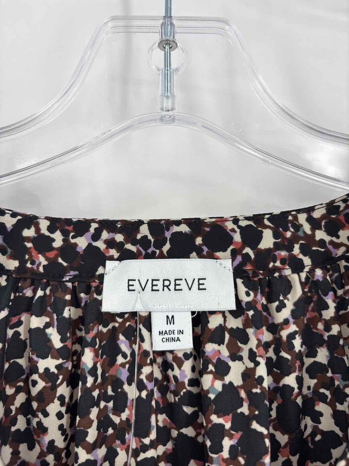 Size M EVEREVE Black Print Shirt