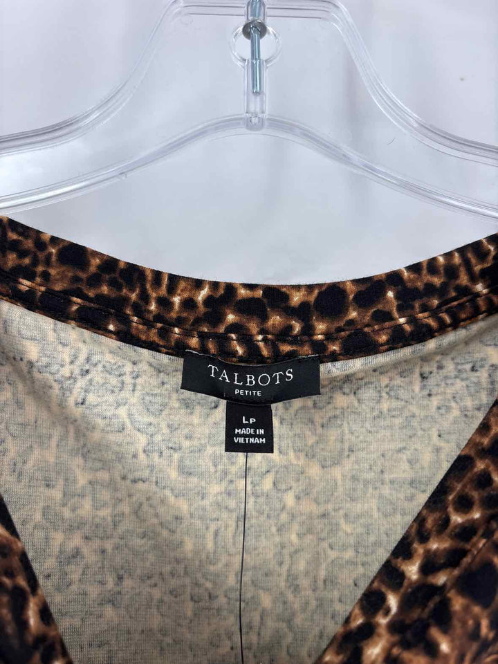 Size L Talbots Tan Cotton Shirt