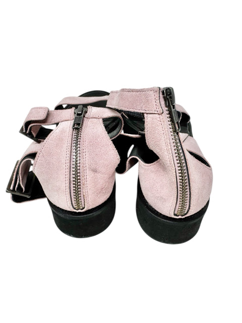 Shoe Size 38 HELMUT LANG Pink Suede Luxury - Sandals
