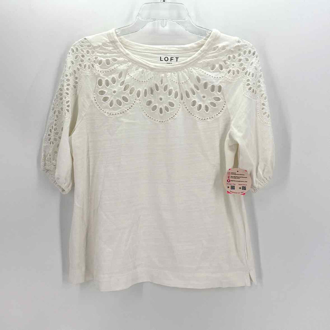 Size S LOFT White Shirt