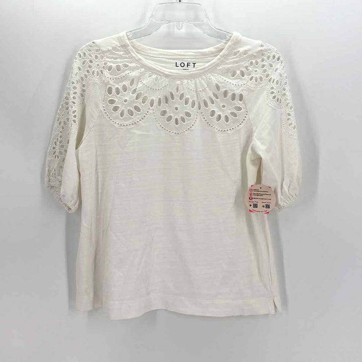 Size S LOFT White Shirt