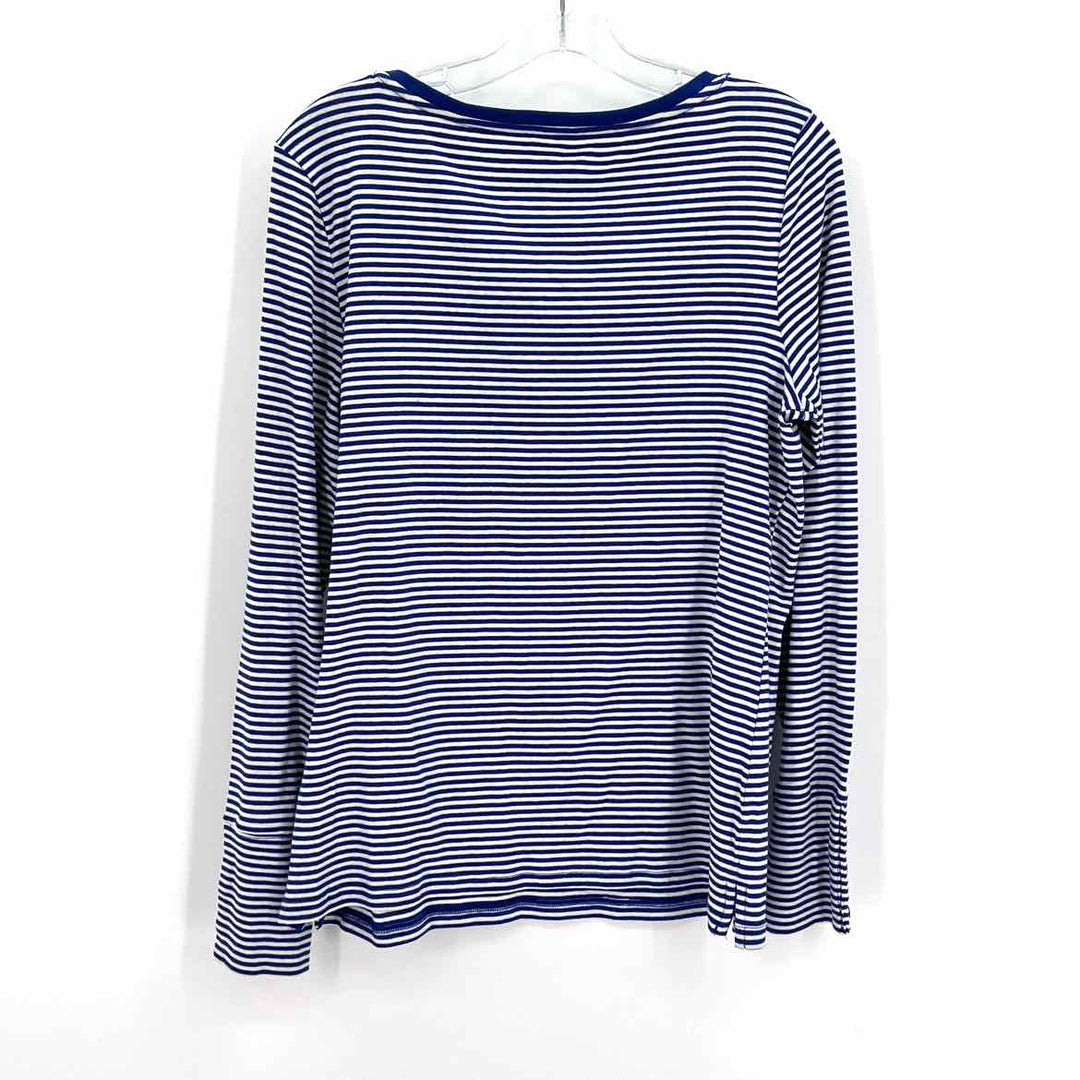 Size L Talbots Blue Cotton Shirt