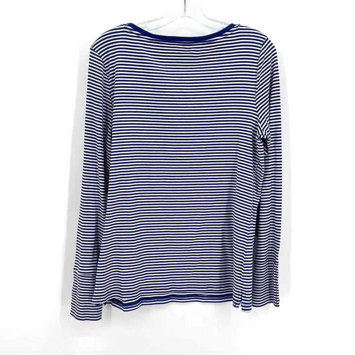Size L Talbots Blue Cotton Shirt