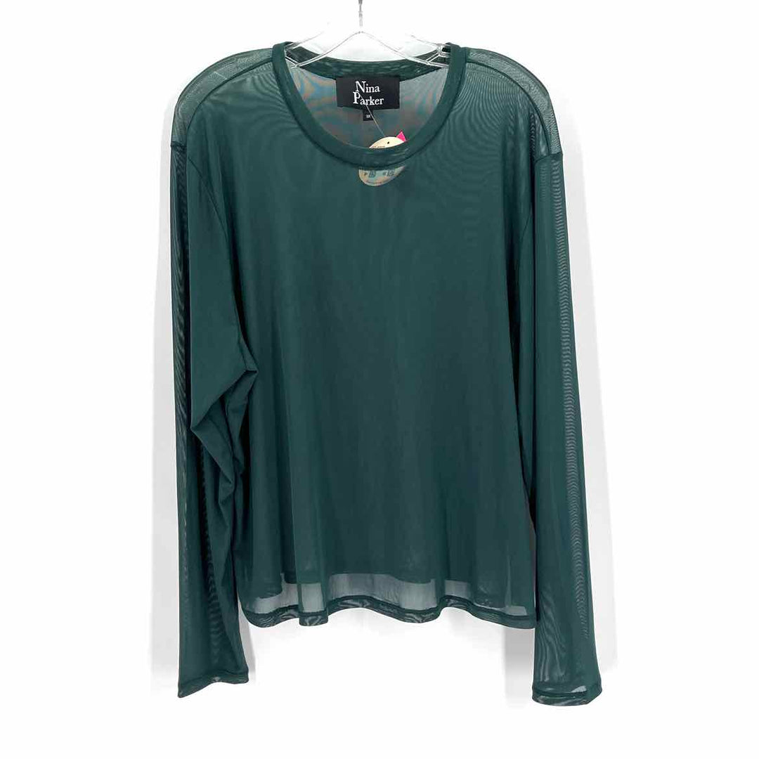 Size 3X Green Mesh Shirt