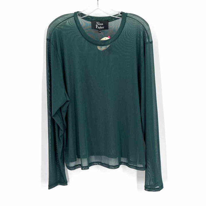 Size 3X Green Mesh Shirt