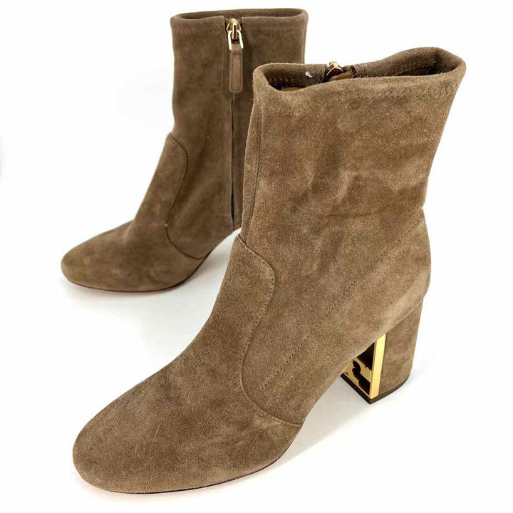 Shoe Size 8 Tory Burch Taupe Suede Boots