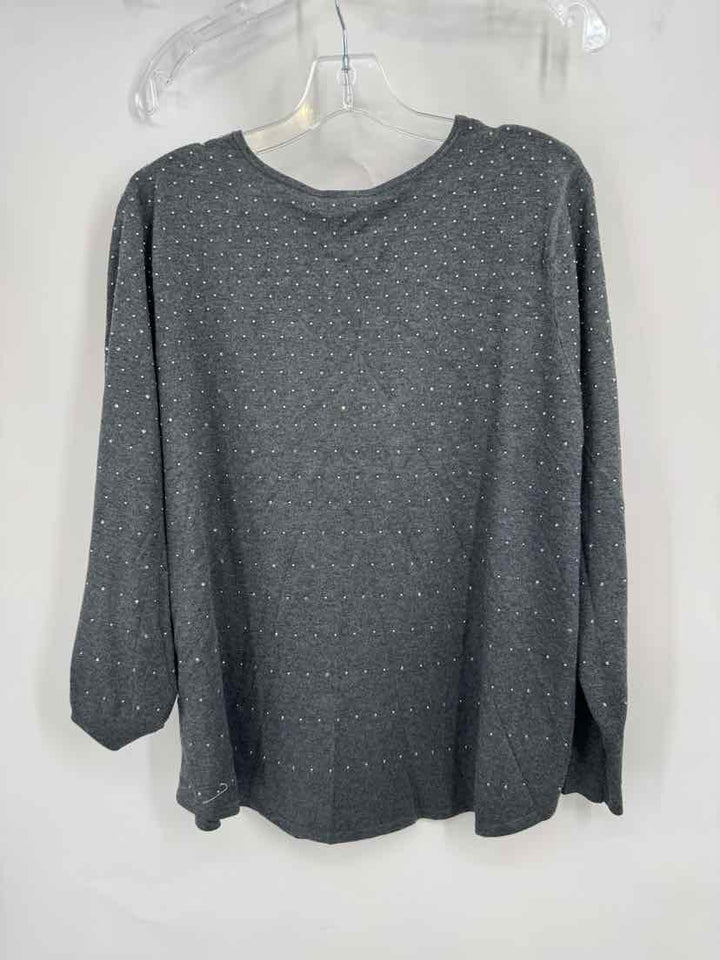 Size XL Chico's Silver Sweater