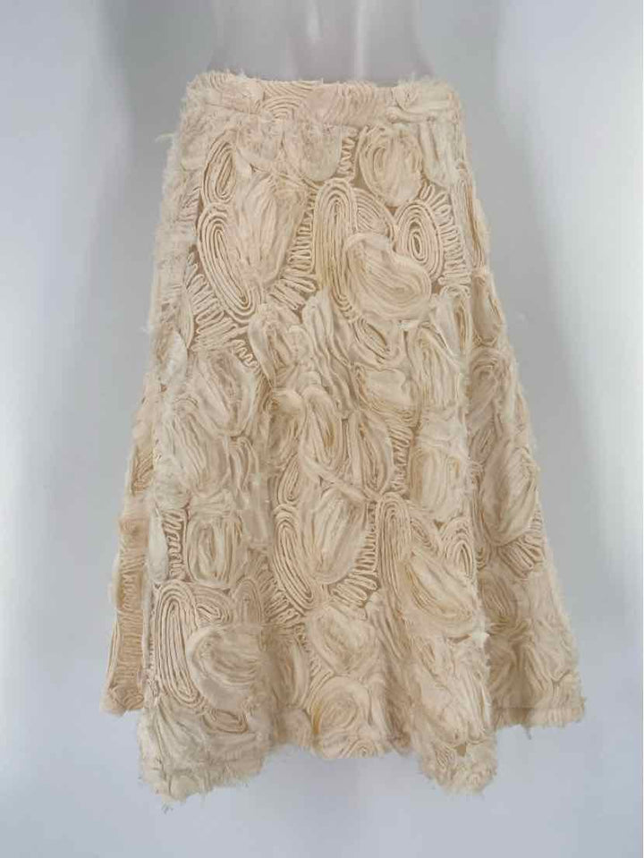Size 8 HD Cream Skirt