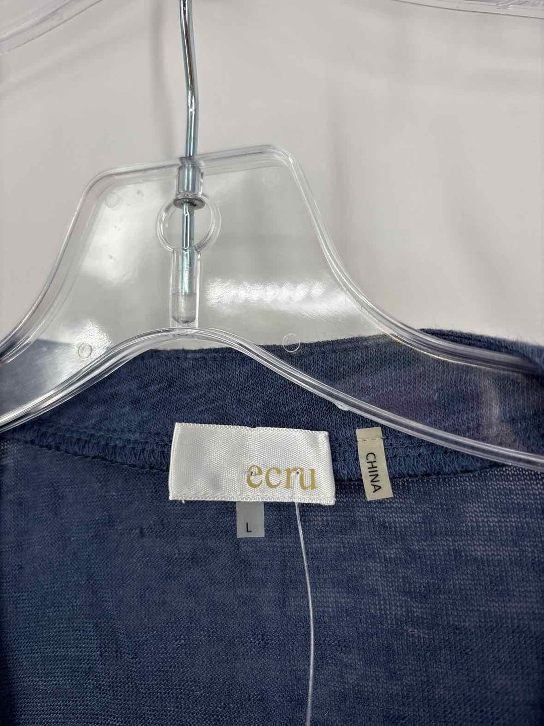 Size L ECRU Blue Shirt