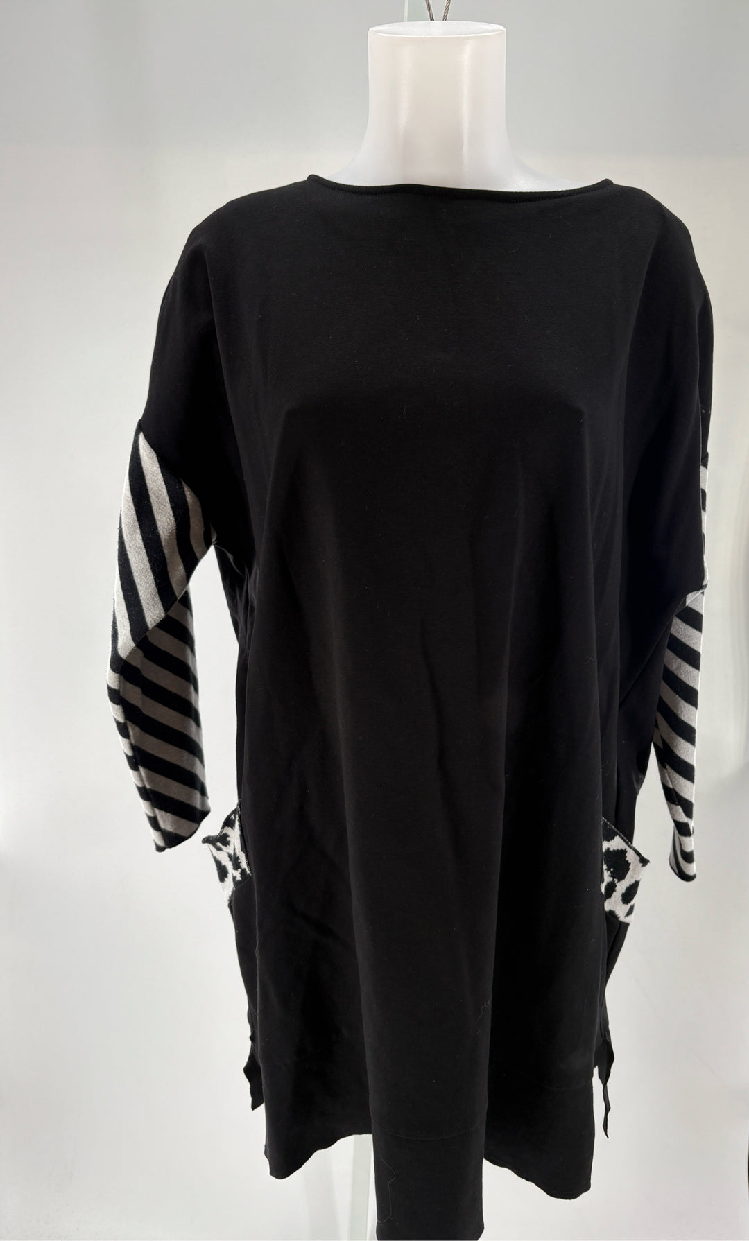 Size L Black Cotton Shirt