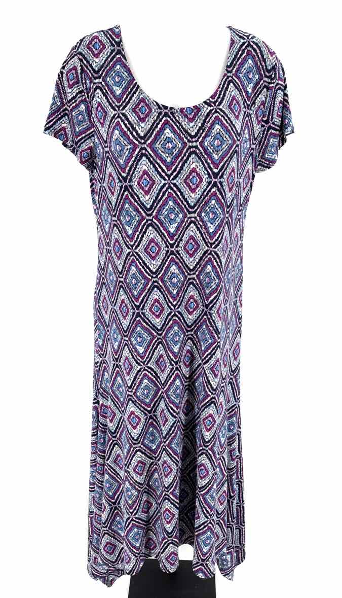 Size 8/10 Chico's Purple Print Dress
