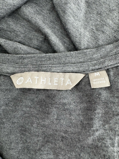 Size M Athleta Gray Cotton Dress