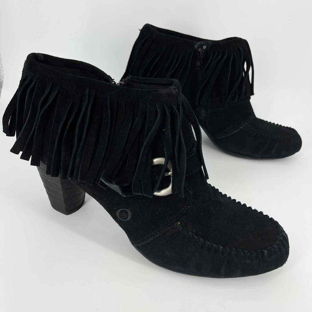 Shoe Size 11 Born Black Suede Boots