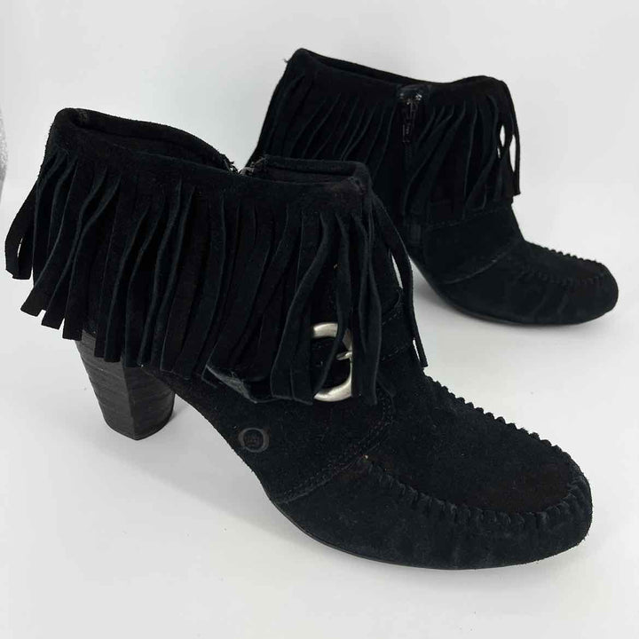Shoe Size 11 Born Black Suede Boots
