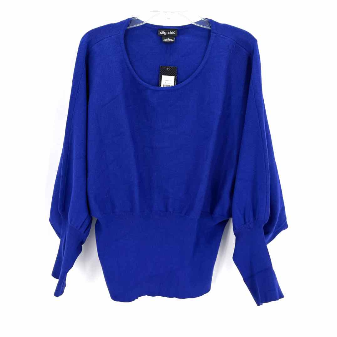 Size M CITY CHIC Purple Sweater