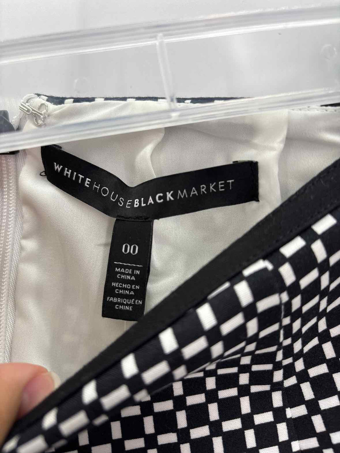 Size 00 White House Black Market Black Skirt