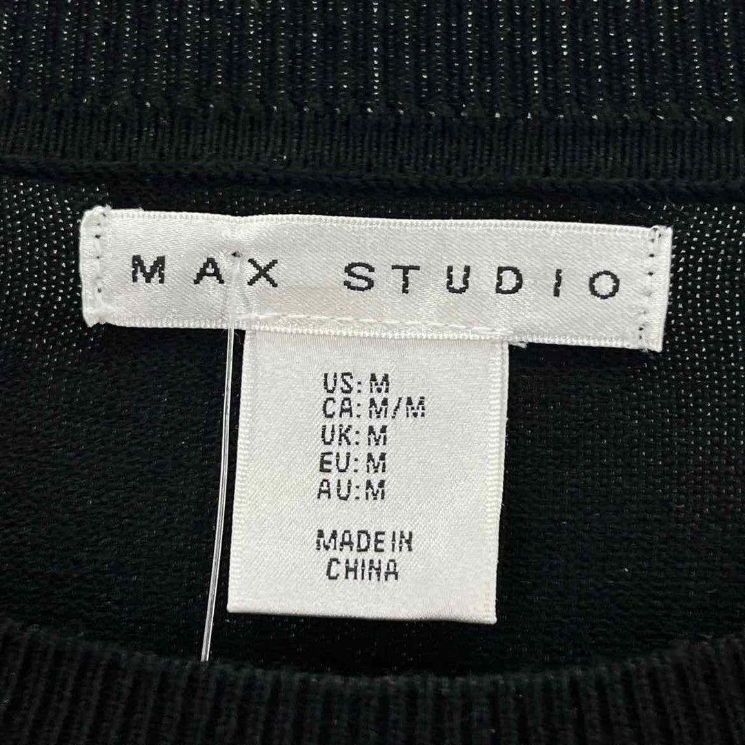 Size M MAX STUDIO Black Knit Sweater