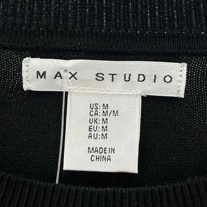 Size M MAX STUDIO Black Knit Sweater