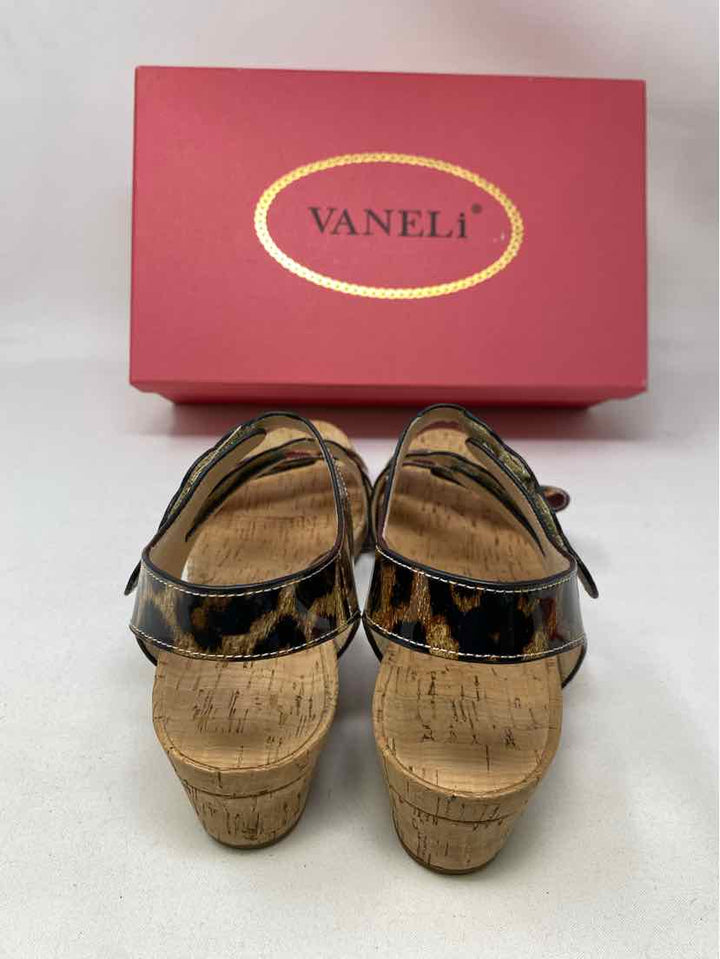 Shoe Size 10 VAN ELI Brown Sandals
