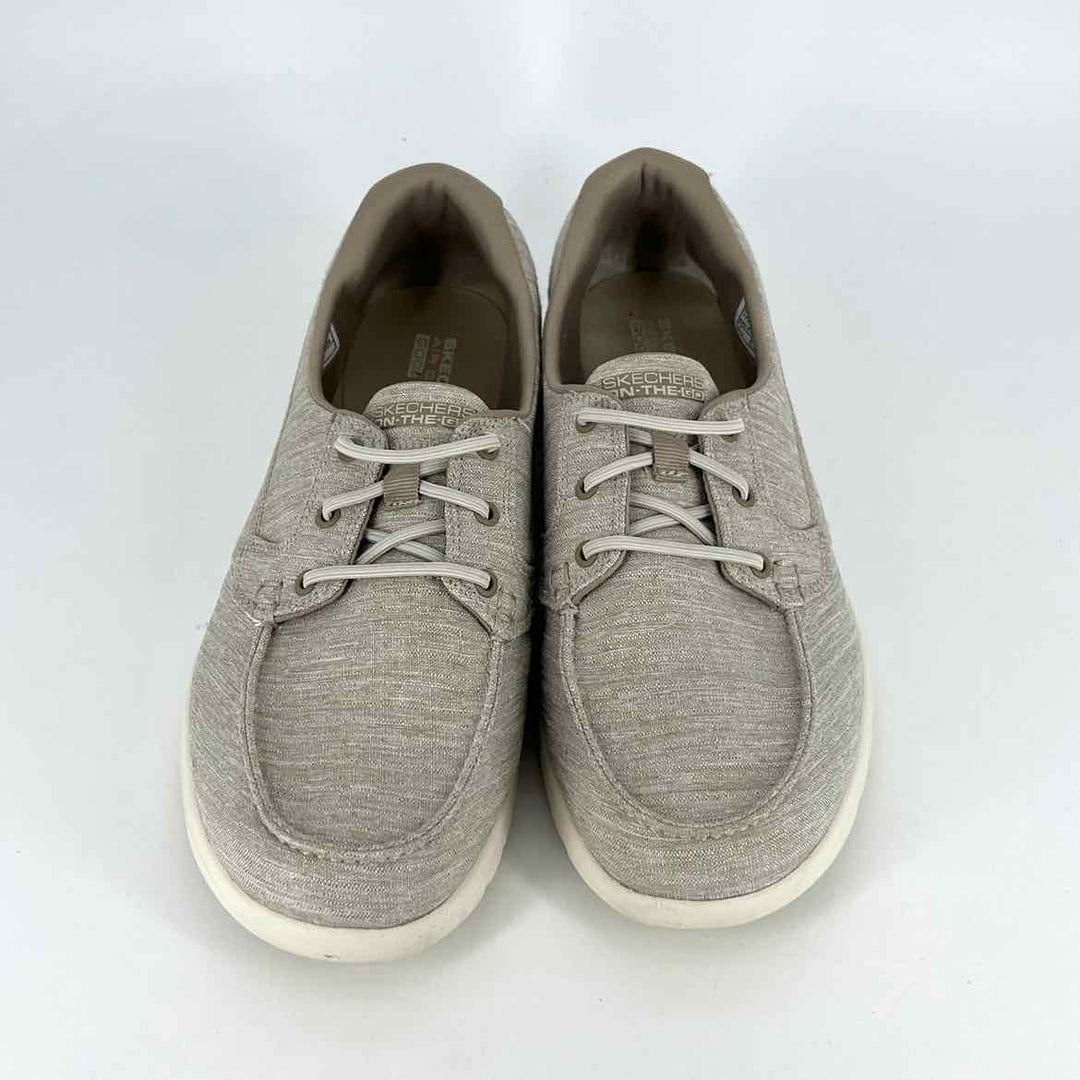Shoe Size 9 Sketchers Khaki Canvas Sneakers