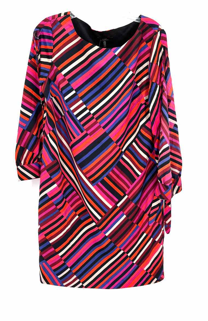 Size M TRINA TURK Multi-Color Dress