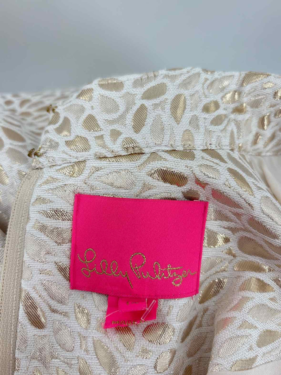 Size 14 Lilly Pulitzer Cream Dress