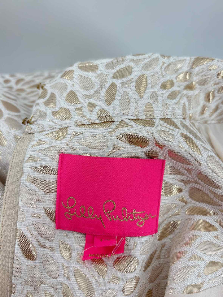Size 14 Lilly Pulitzer Cream Dress