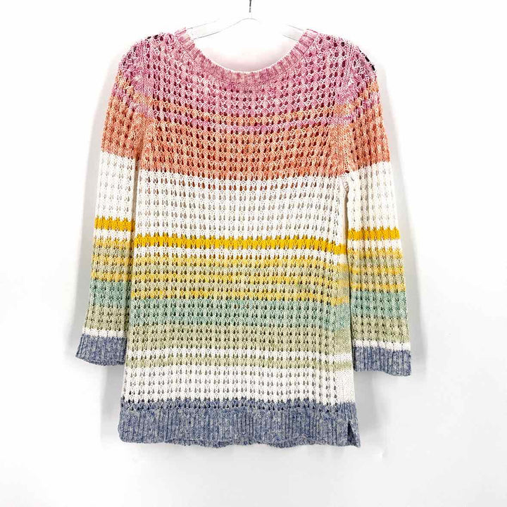 Size M Talbots Multi-Color Knit Sweater