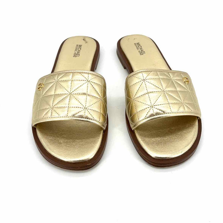 Shoe Size 8.5 Michael Kors Gold Sandals