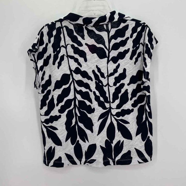 Size M RACHEL ZOE Multi-Color Linen Cotton Shirt
