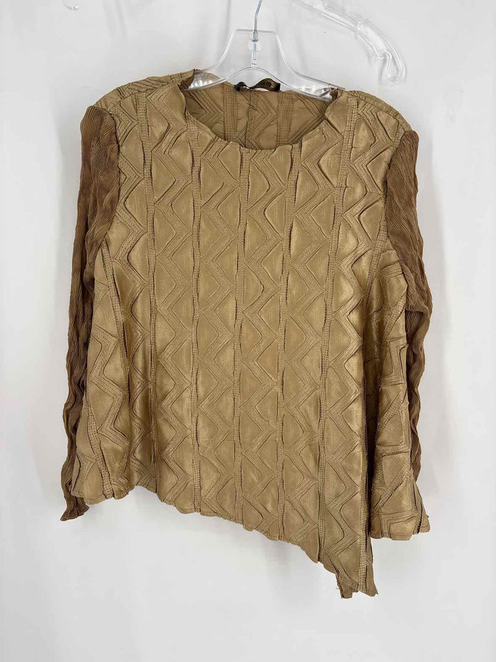 Size L Gold 2 PC Dress