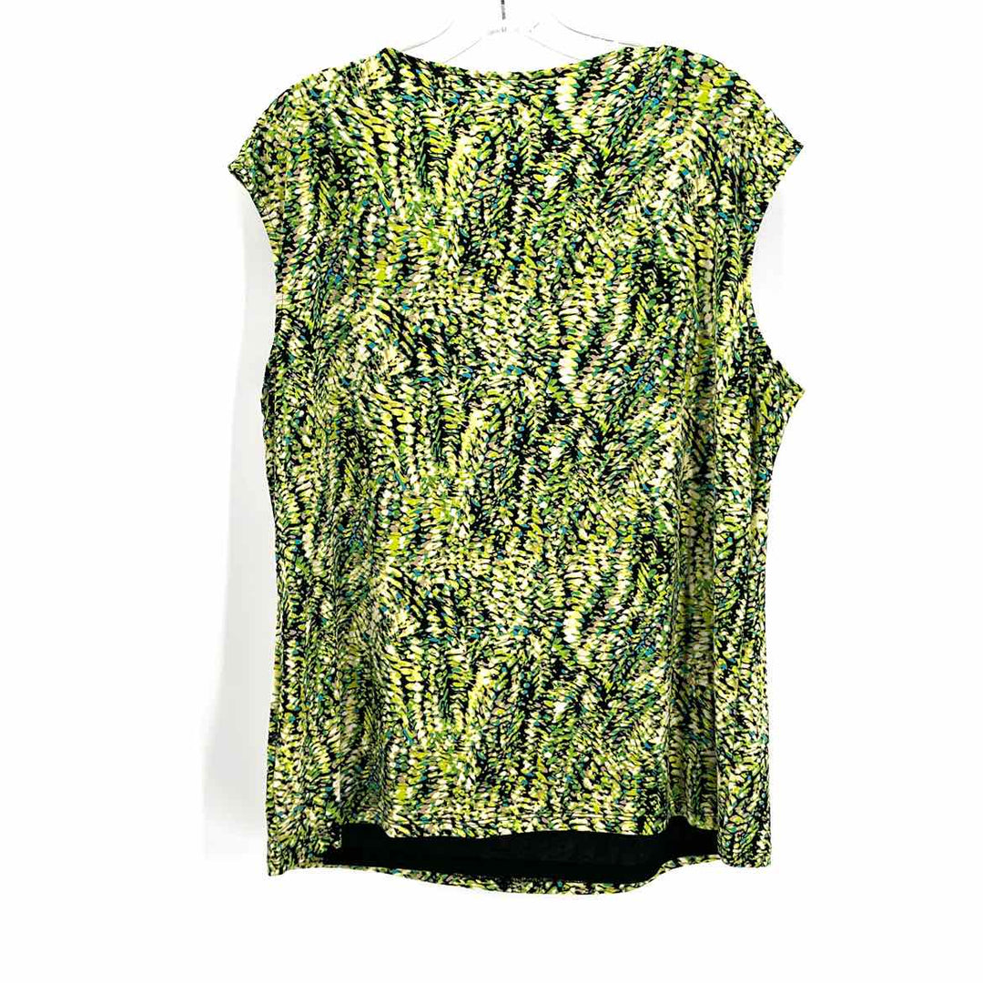Size XL KASPER Lime Green Shirt