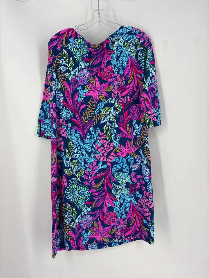 Size M Lilly Pulitzer Navy Dress
