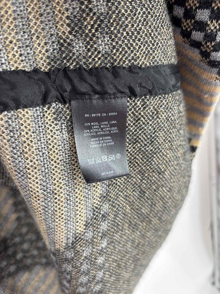 Size M Brown Print Sweater