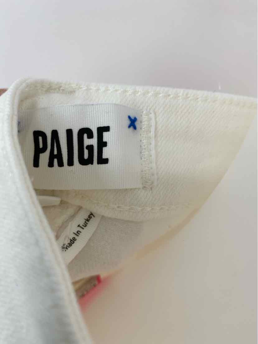 Size 28 PAIGE White Skirt