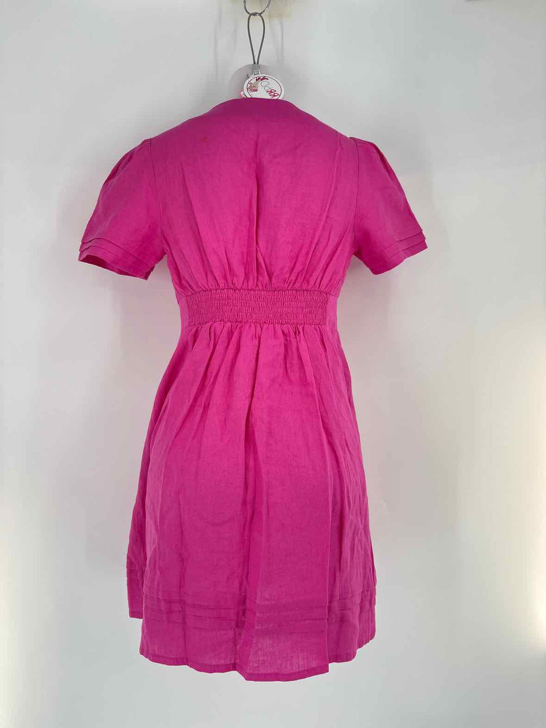 Size 6P Boden Pink Linen Dress