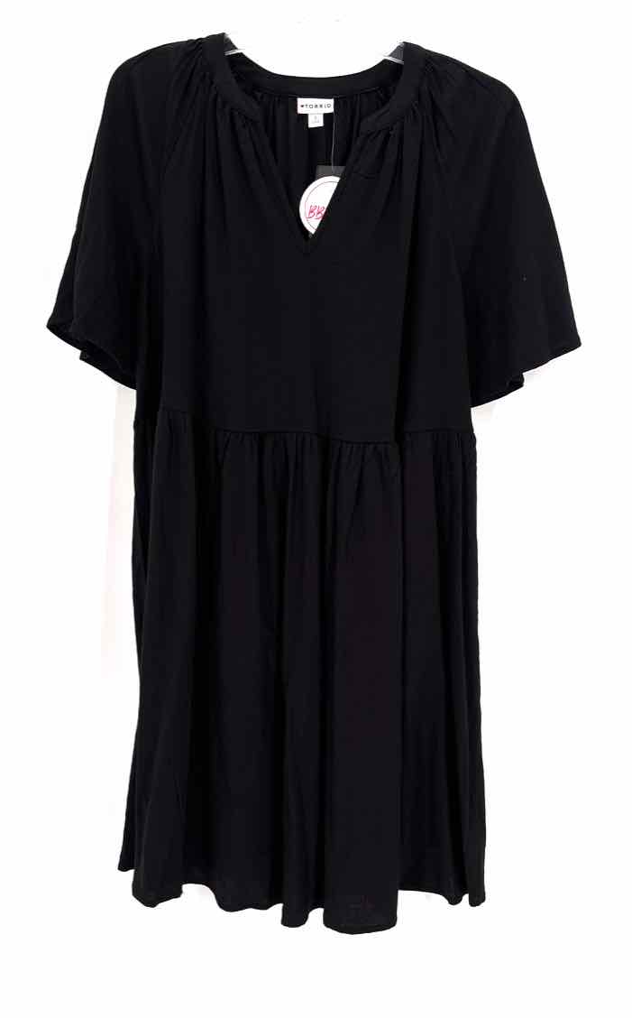 Size 0 Torrid Black Dress