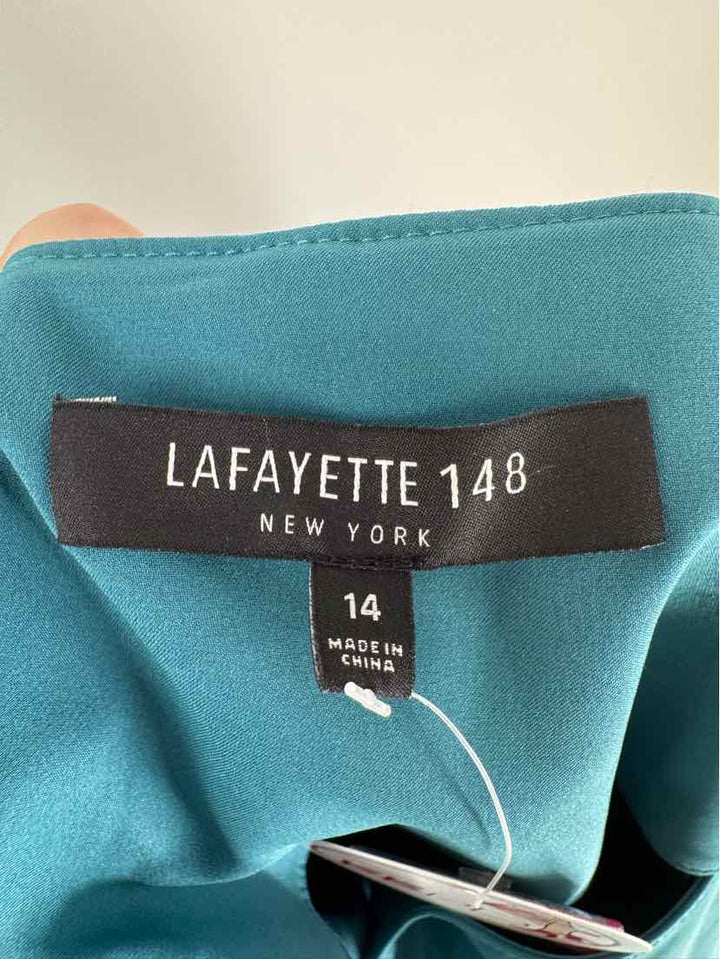 Size 14 LAFAYETTE Teal Dress