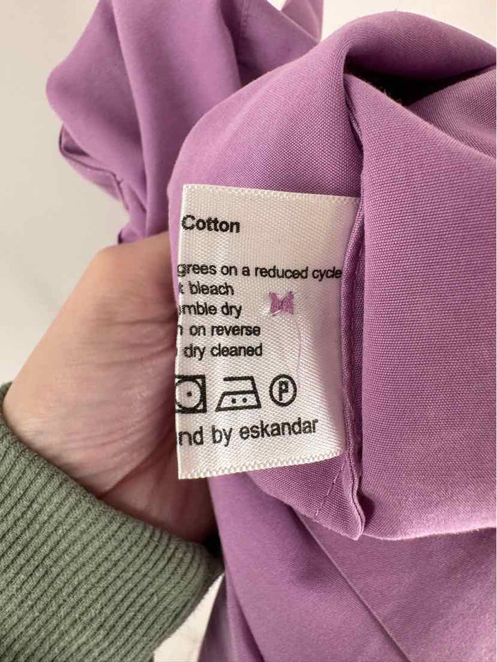 Size XL ESKANDAR Purple Shirt